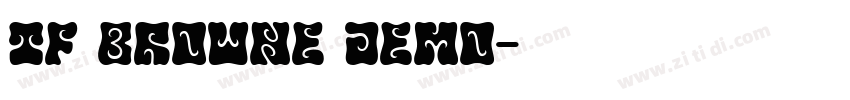TF Browne Demo字体转换